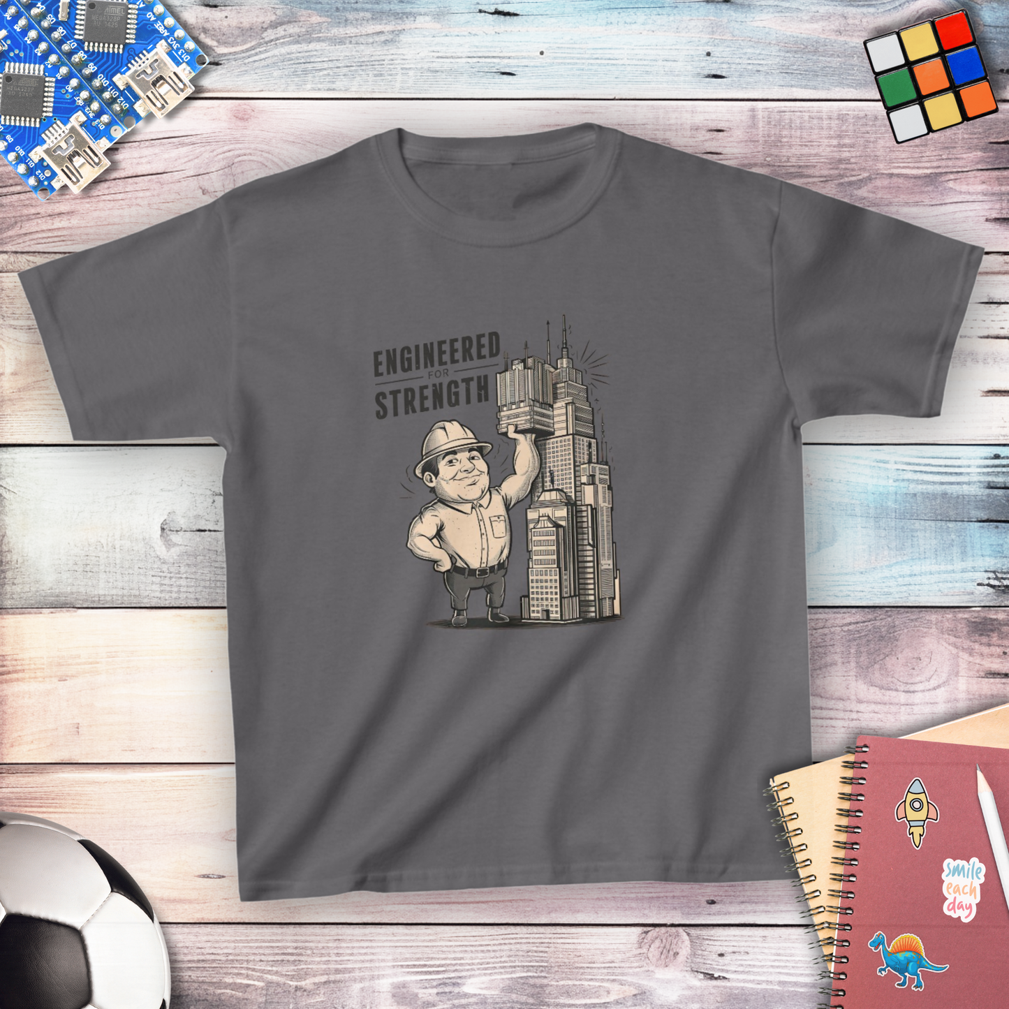 Engineered for Strength Youth T-shirt (Male Version)