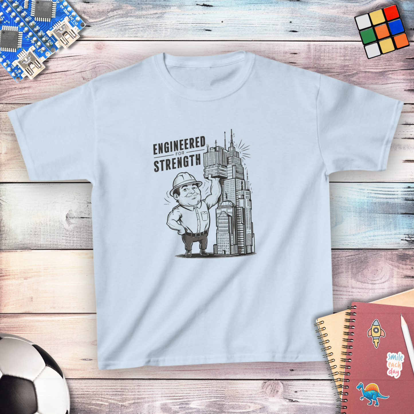 Engineered for Strength Youth T-shirt (Male Version)