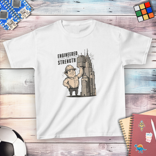Engineered for Strength Youth T-shirt (Male Version)