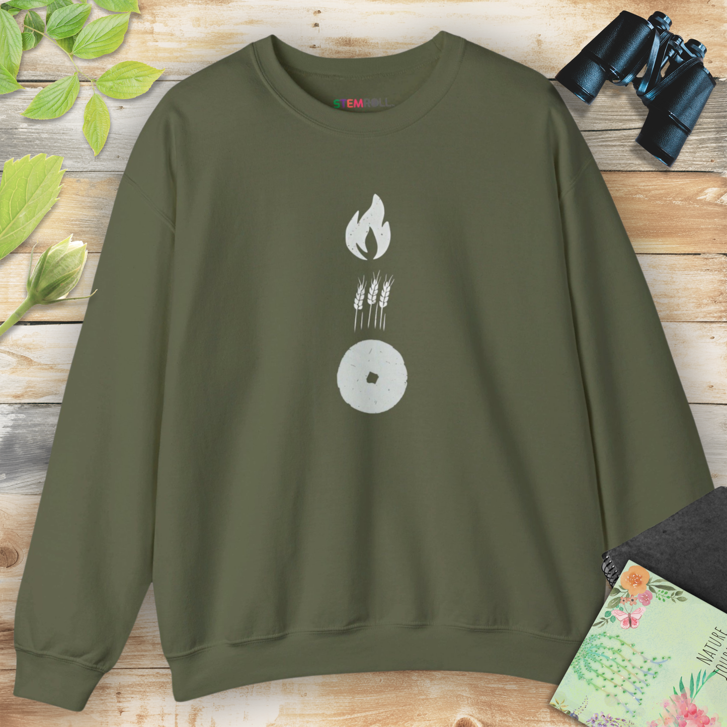 Foundations of Humanity: Fire, Farming, and the Wheel Sweatshirt