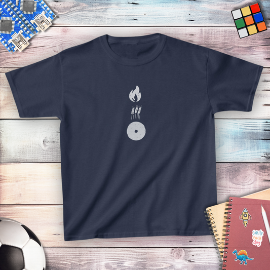 Foundations of Humanity science history youth t-shirt — STEMRoll science apparel for kids