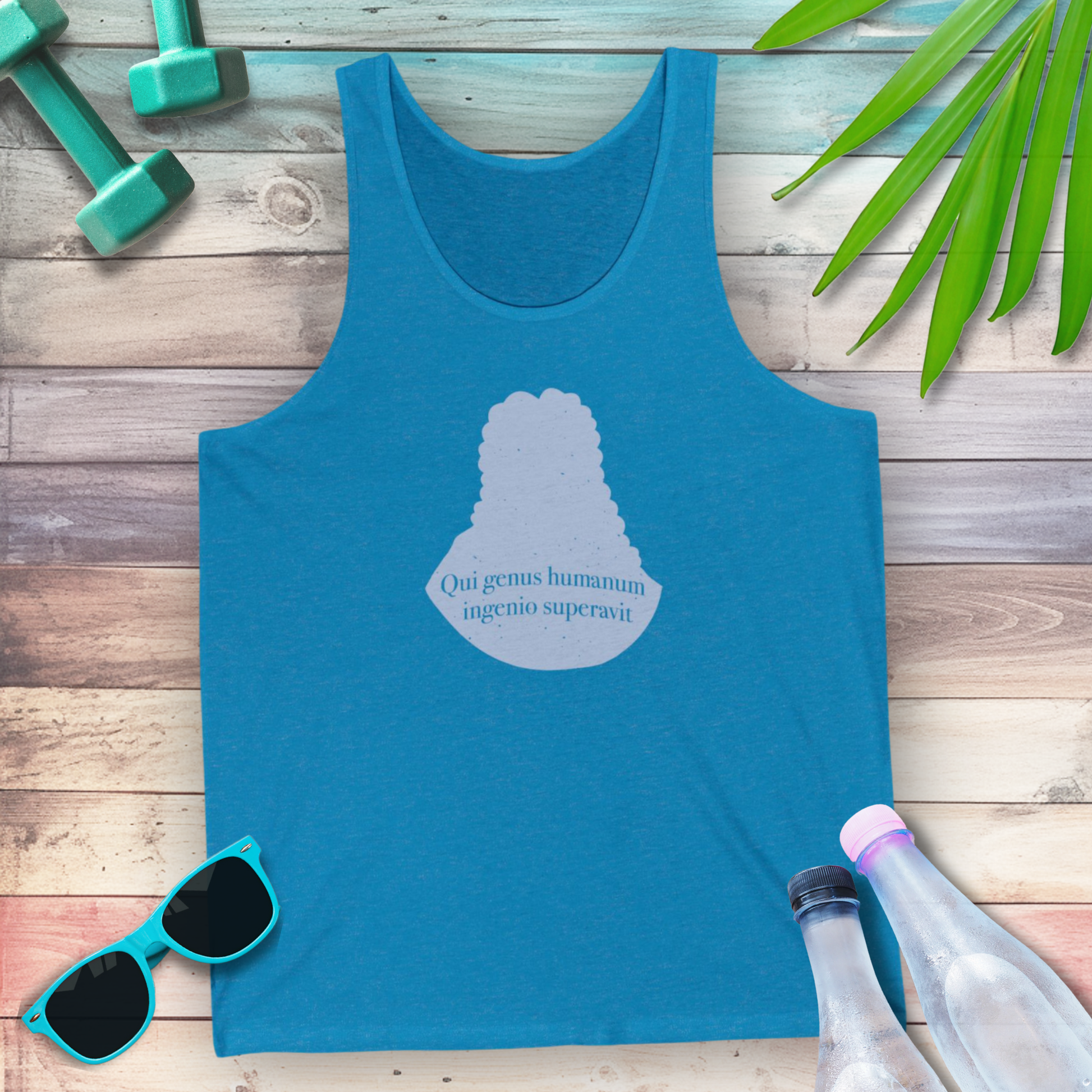 Isaac Newton science pioneers physics tank top — STEMRoll science history apparel