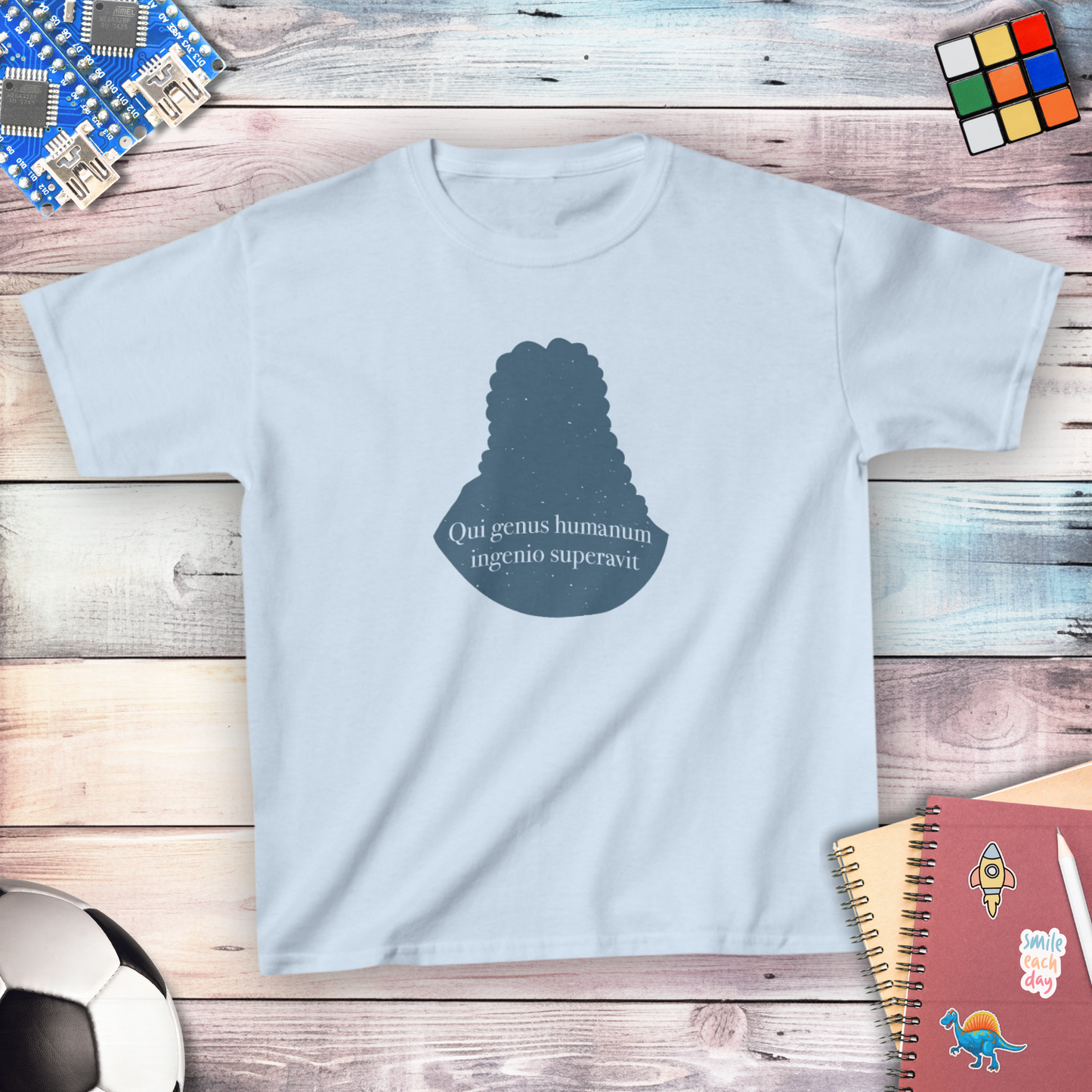 Isaac Newton: "Qui genus humanum ingenio superavit" Youth T-shirt