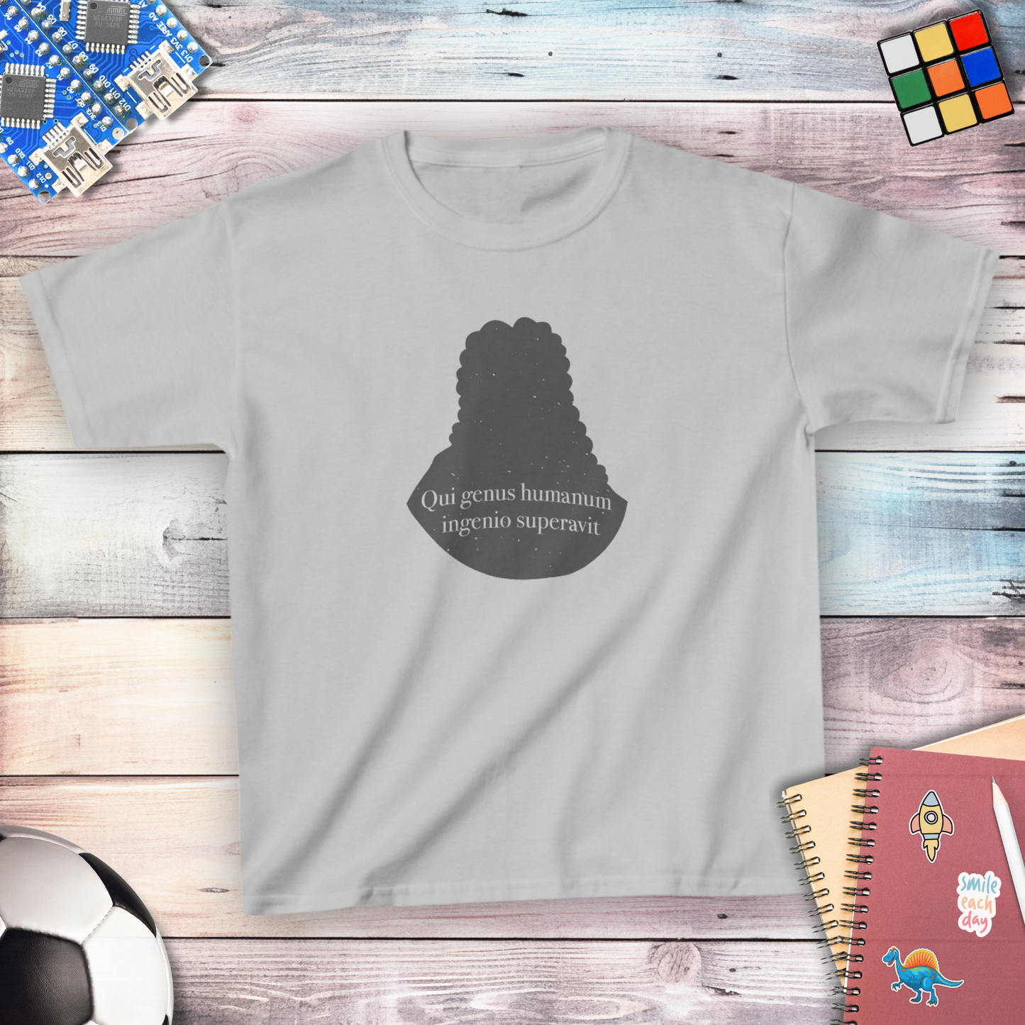 Isaac Newton: "Qui genus humanum ingenio superavit" Youth T-shirt