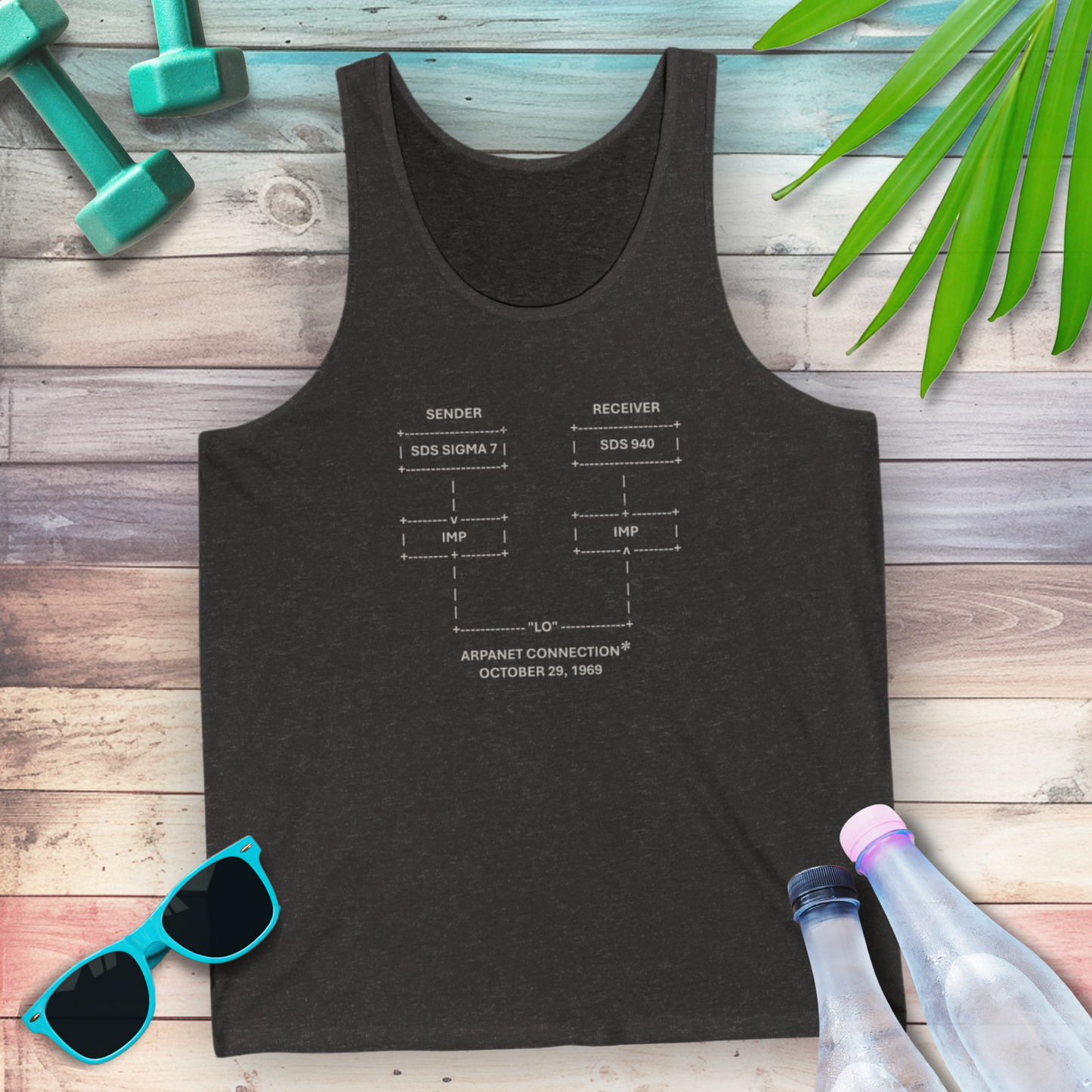 "LO" and Behold: The First Message on the Internet Tank Top