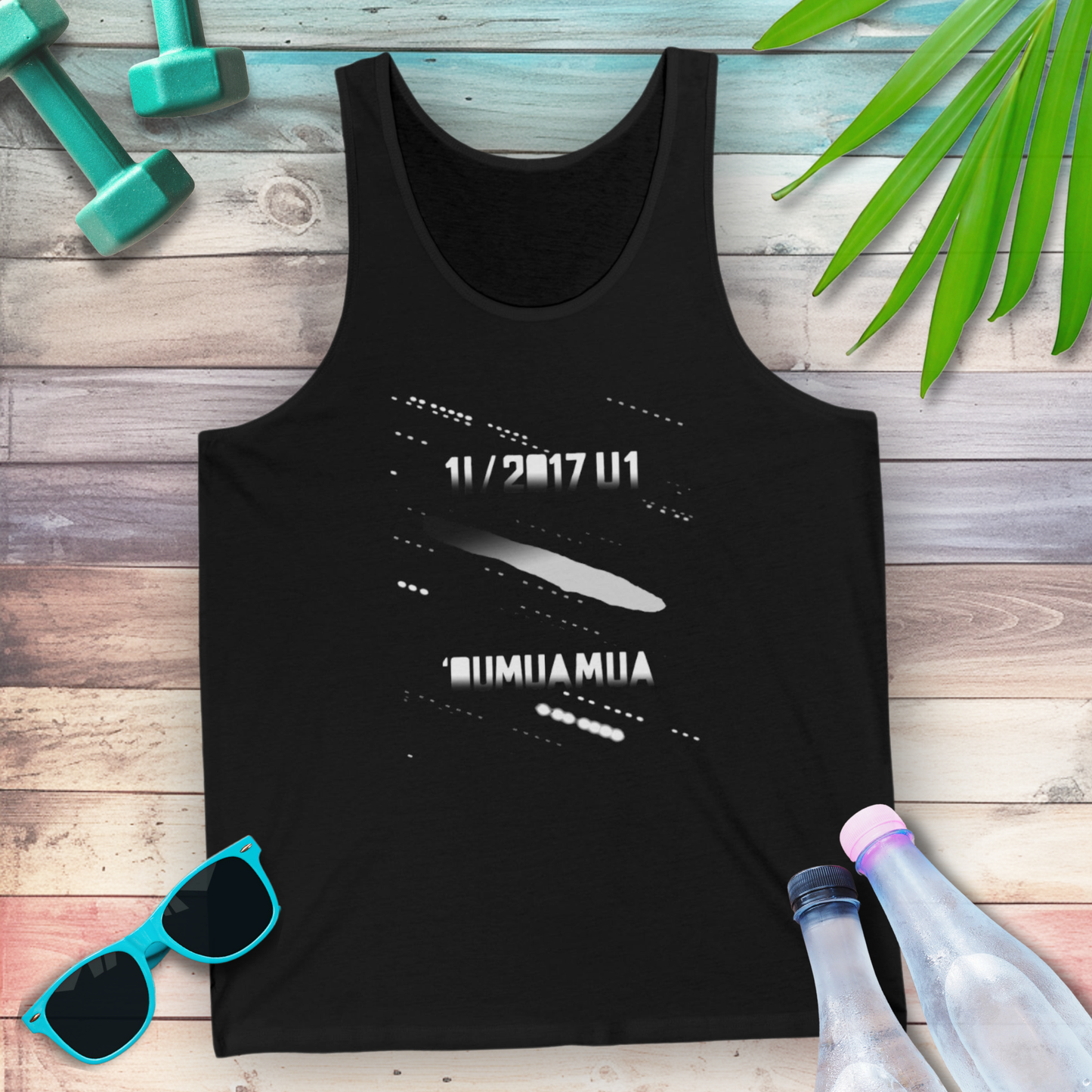 Oumuamua cosmic wanderer interstellar object tank top — STEMRoll astrophysics science apparel