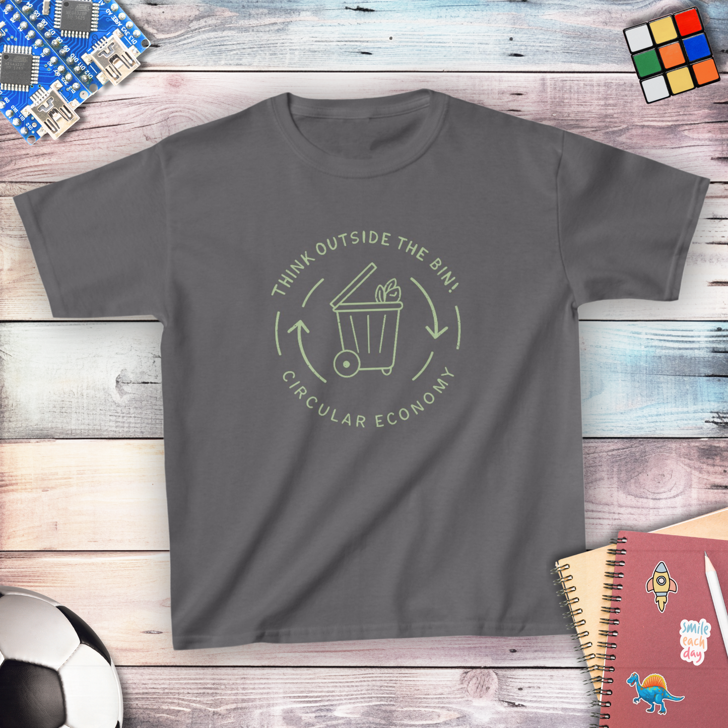 Think Outside the Bin! | Circular Economy Youth T-shirt