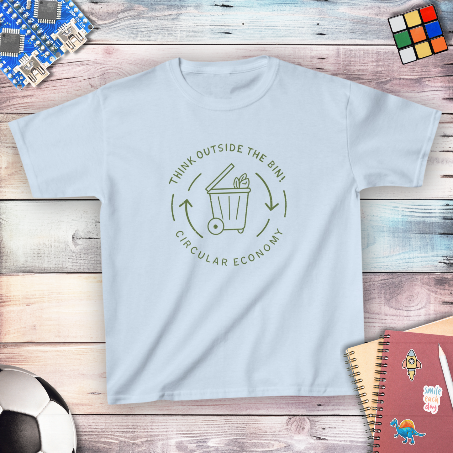 Think Outside the Bin! | Circular Economy Youth T-shirt