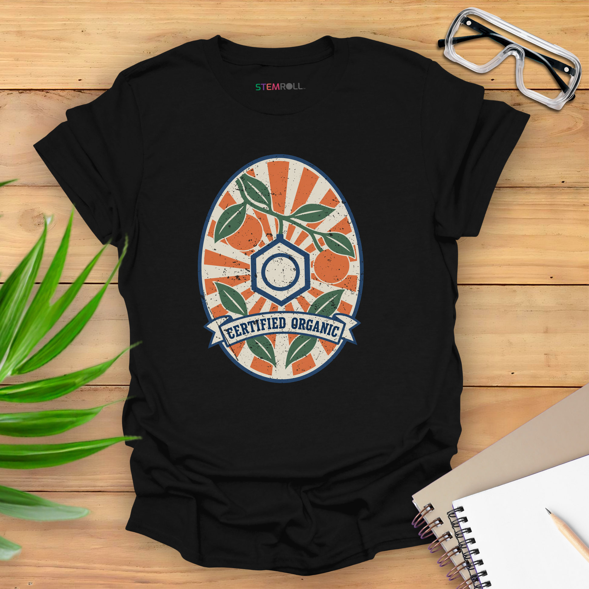 Certified Organic Chemistry T-shirt in Black