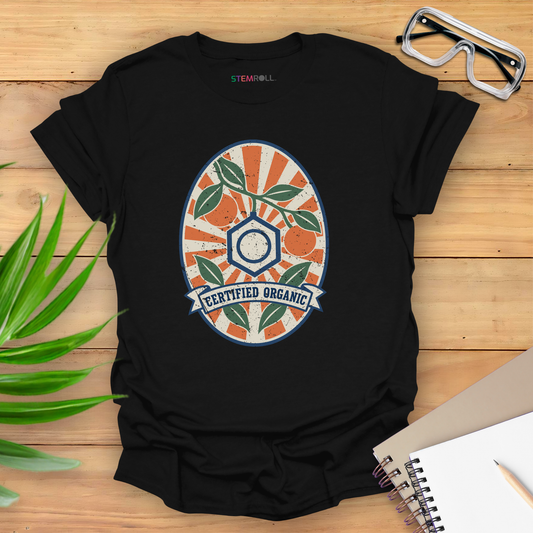 Certified Organic Chemistry T-shirt in Black