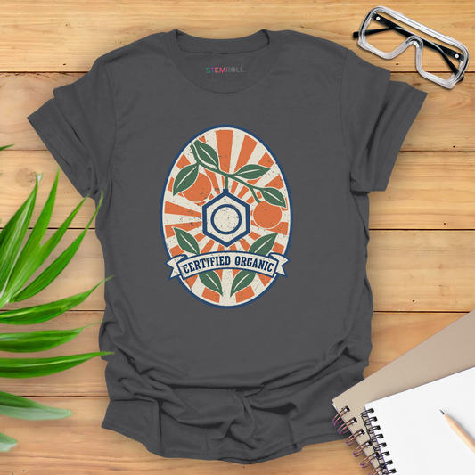 Certified Organic Chemistry T-shirt in Charcoal