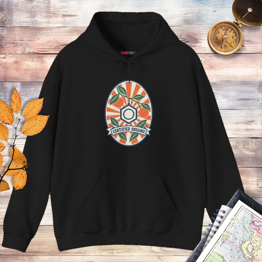 Certified Organic Chemistry Hoodie in Black