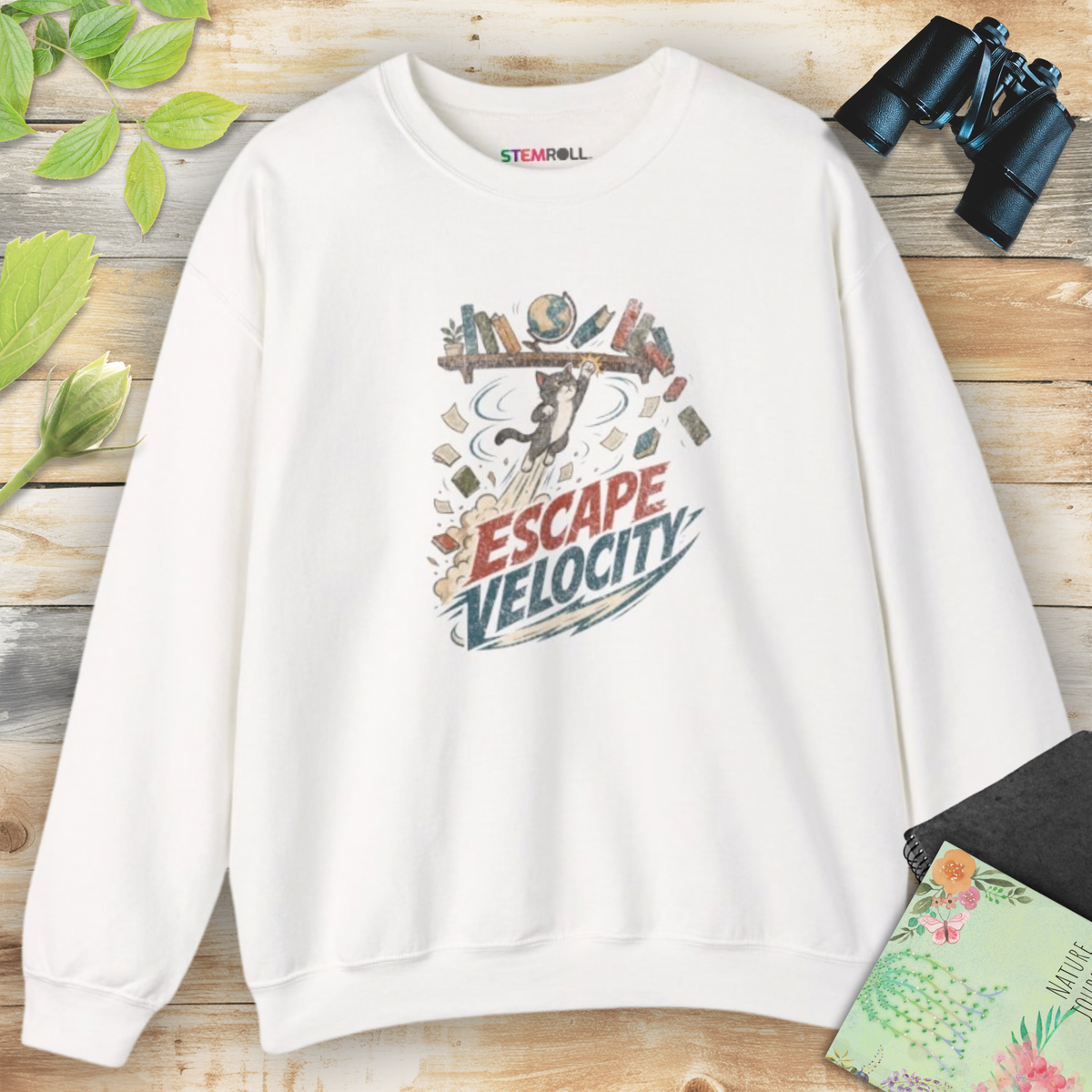 Escape Velocity Sweatshirt - White | Native Canva replacement 2026-09-25