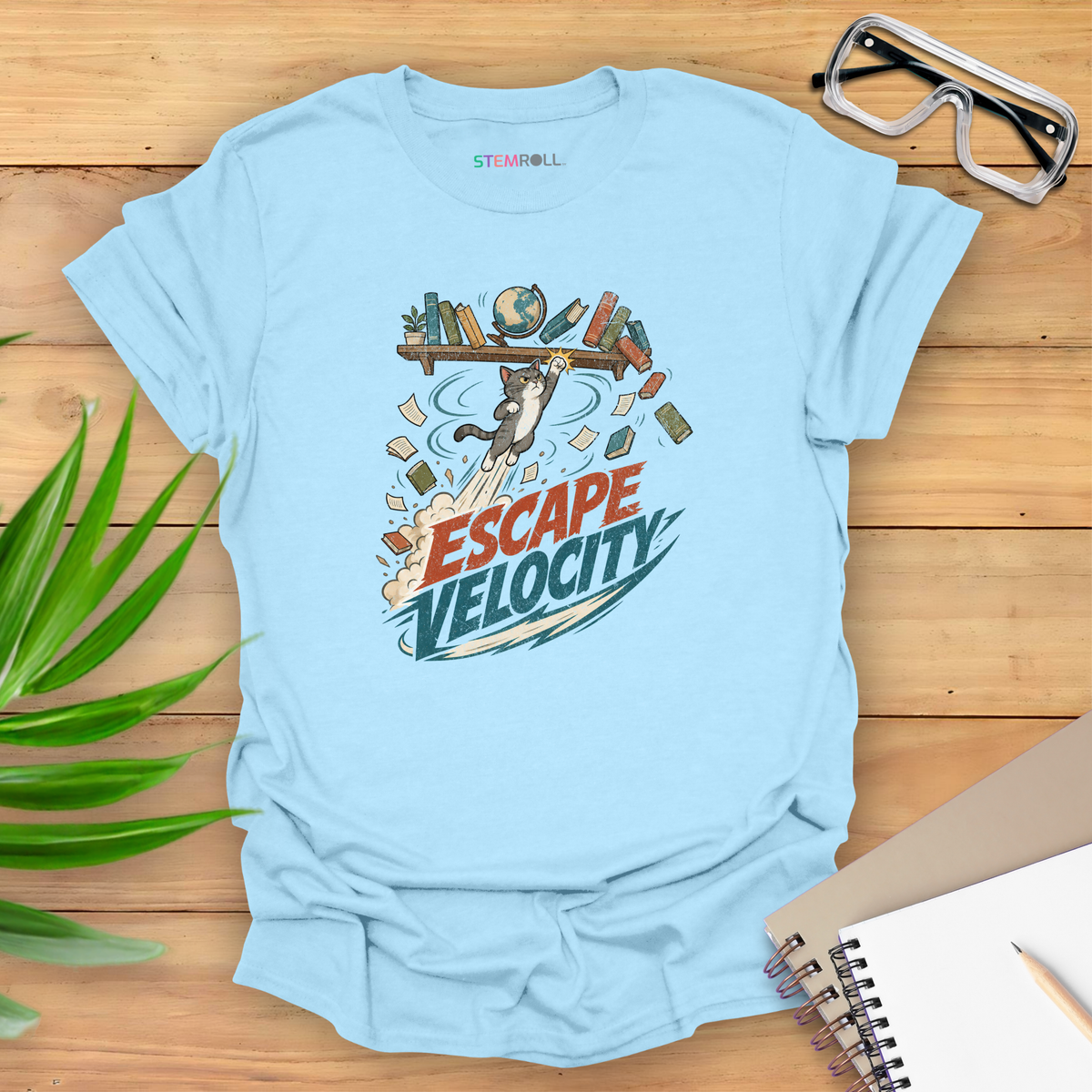 Escape Velocity T-shirt - Light Blue | Native Canva replacement 2026-09-25