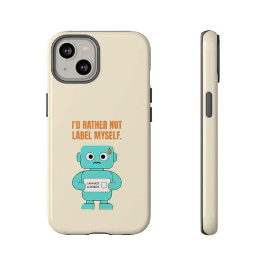 I'd Rather Not Label Myself - Tough Phone Case (Apple iPhone) - iPhone 14 / Glossy - other - Printify gallery 1