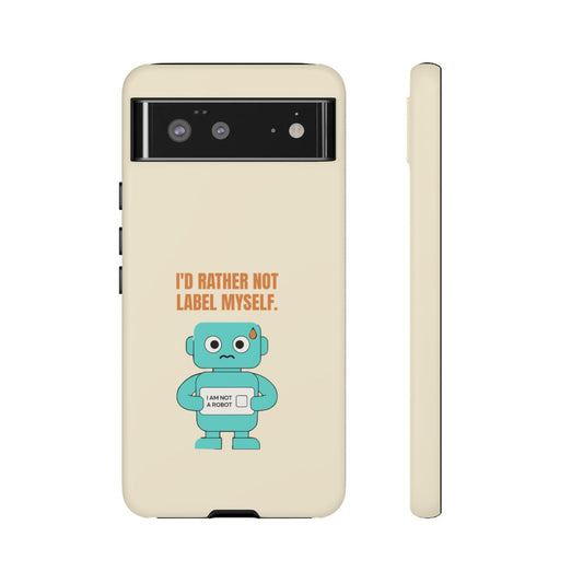 I'd Rather Not Label Myself - Tough Phone Case (Google Pixel) - Google Pixel 6 / Matte - other - Printify gallery 2