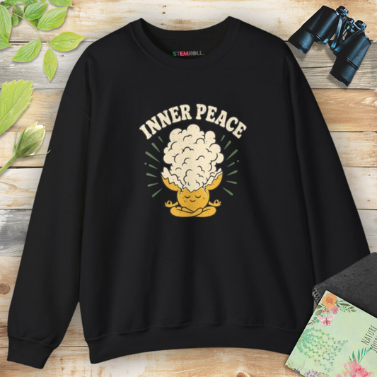 Inner Peace Sweatshirt - Black | Native Canva replacement 2026-09-25