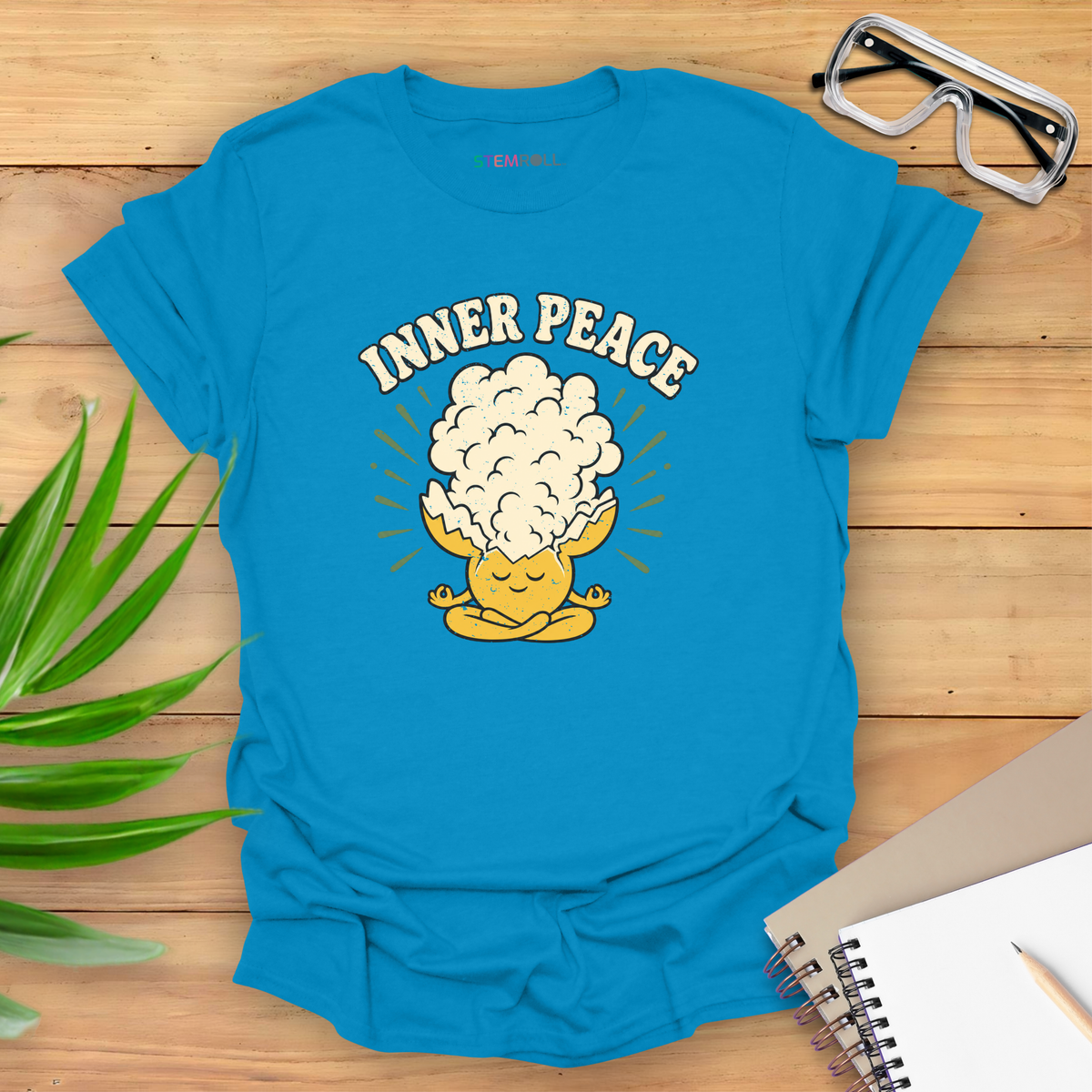 Inner Peace T-shirt - Sapphire | Canva mockup