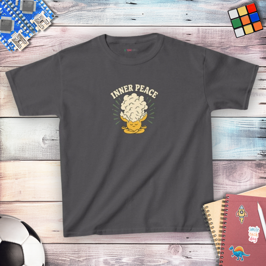 Inner Peace Youth T-shirt - Charcoal | Native Canva replacement 2026-09-25